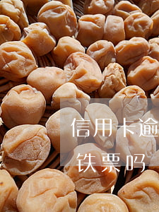 信用卡逾期了能高铁票吗(信用卡逾期了能高铁票吗)
