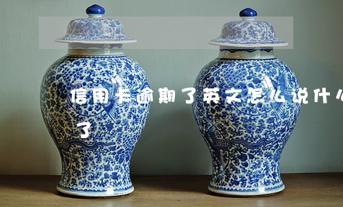 信用卡逾期了英文怎么说(什么叫信用卡逾期了)
