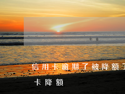 信用卡逾期了被降額了(貸款逾期會導致信用卡降額)
