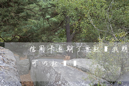信用卡逾期了要起訴我 朋友用信用卡逾期,我可以起訴嗎