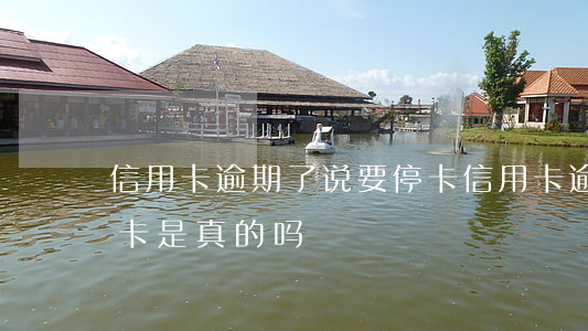 信用卡逾期了说要停卡(信用卡逾期了说要停卡是真的吗)