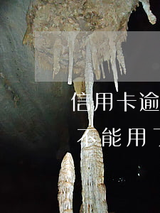 信用卡逾期了还能不能用(信用卡逾期多久就不能用了)