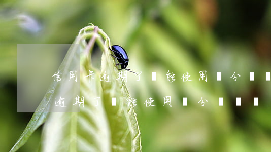 信用卡逾期了還能使用積分兌換嗎-信用卡逾期了還能使用積分兌換嗎