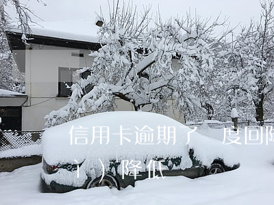 信用卡逾期了額度回降低(逾期額度會(huì)降低嗎)