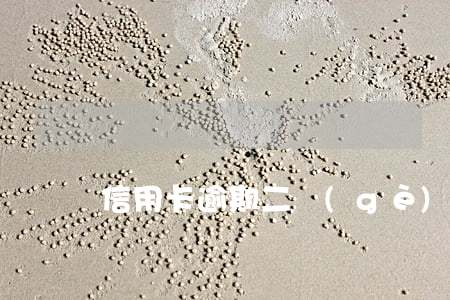 信用卡逾期二個(gè)月沒錢怎么處理
