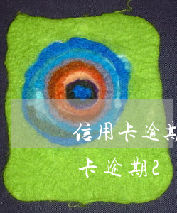 信用卡逾期二個月補救辦法是什么-我信用卡逾期2個月該怎么辦