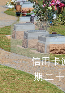 信用卡逾期二十多次还能贷款吗-信用卡逾期二十多次还能贷款吗知乎