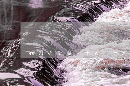 信用卡逾期二十天幾十元