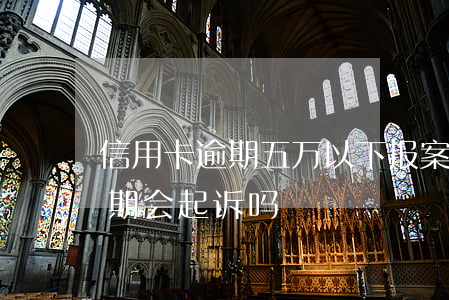 信用卡逾期五万以下报案(五万以下信用卡逾期会起诉吗)