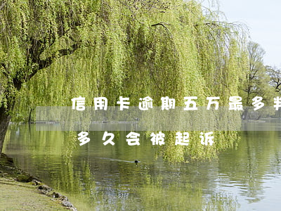 信用卡逾期五万最多判几年(信用卡5万逾期多久会被起诉)