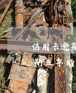 信用卡逾期五六天沒啥事吧(有沒有信用卡逾期五年的)