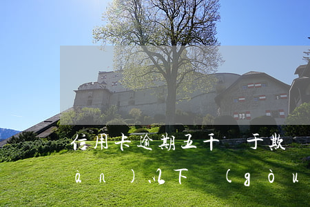 信用卡逾期五千屬于欺詐嗎(信用卡5萬(wàn)以下構(gòu)成詐騙嗎)
