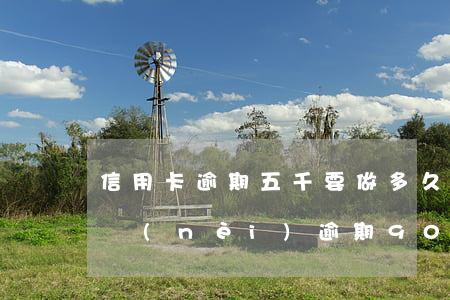 信用卡逾期五千要做多久的牢(信用卡5萬以內(nèi)逾期90天,會(huì)怎么樣)