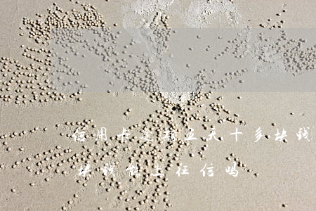 信用卡逾期五天十多块钱会上征信(逾期5千块钱能上征信吗)