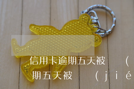 信用卡逾期五天被凍結(jié)(信用卡逾期五天被凍結(jié))