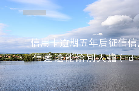信用卡逾期五年后征信(信用卡逾期五年后征信差,還能給別人擔(dān)保嗎)