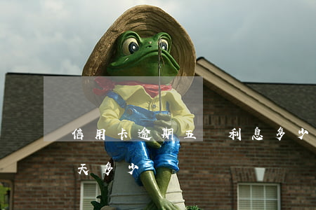 信用卡逾期五萬利息多少(信用卡5萬逾期一天多少錢)