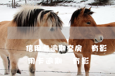 信用卡逾期交房貸有影響嗎-如果有房貸信用卡逾期會有影響嗎