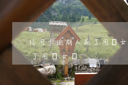 信用卡逾期人死了用兒女還(信用卡逾期人死了用兒女還)
