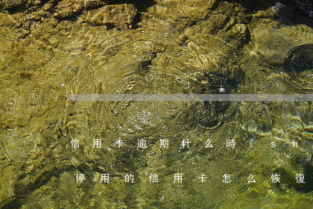 信用卡逾期什么時(shí)候能消除(逾期停用的信用卡怎么恢復(fù))