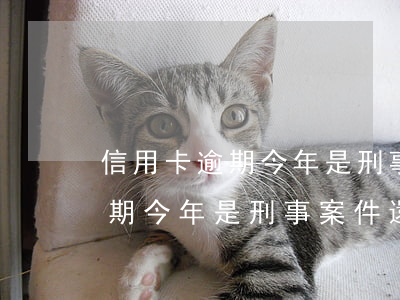 信用卡逾期今年是刑事案件還是-信用卡逾期今年是刑事案件還是民事案件