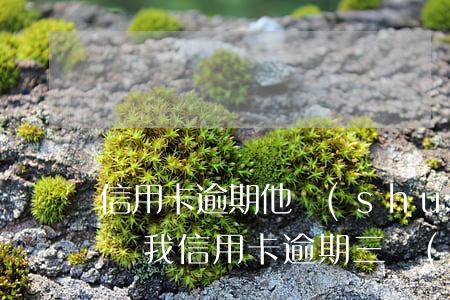 信用卡逾期他說(shuō)要起訴要怎么辦 我信用卡逾期三個(gè)月了已經(jīng)被起訴了怎么辦