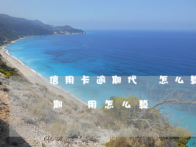 信用卡逾期代價怎么算(1000塊信用卡逾期費用怎么算)