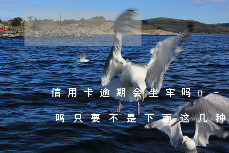 信用卡逾期会坐牢吗0-信用卡逾期会坐牢吗?只要不是下面这几种情况就没事