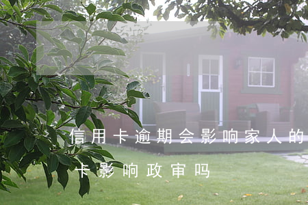 信用卡逾期会影响家人的政审吗(父母欠信用卡影响政审吗)