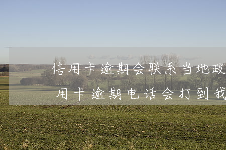 信用卡逾期会联系当地政府吗(为什么朋友信用卡逾期电话会打到我这里)
