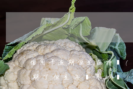 信用卡逾期但是在持續(xù)還(信用卡逾期了但是每個月都堅(jiān)持還款)