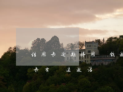 信用卡逾期停用還能激活么(逾期停用的信用卡有辦法激活嗎)