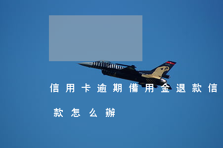 信用卡逾期備用金退款(信用卡逾期備用金退款怎么辦)