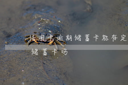 信用卡逾期储蓄卡能存定期吗(有逾期还能办储蓄卡吗)