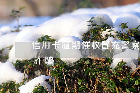 信用卡逾期催收冒充警察恐嚇(催收說信用卡詐騙)