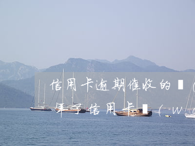 信用卡逾期催收的導(dǎo)致我離婚(過年了信用卡網(wǎng)貸逾期還催收嗎)