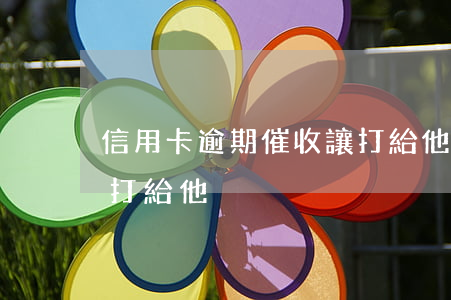 信用卡逾期催收讓打給他（信用卡逾期催收讓打給他）