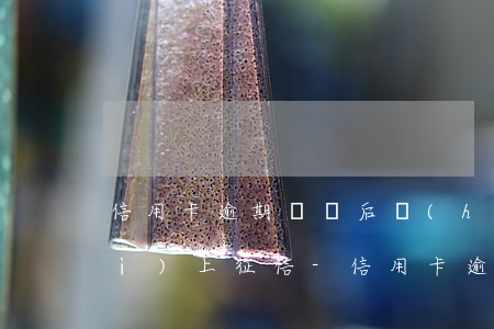 信用卡逾期償還后會(huì)不會(huì)上征信-信用卡逾期償還后會(huì)不會(huì)上征信記錄