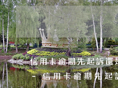 信用卡逾期先起訴還是先立案浦發(fā)-信用卡逾期先起訴還是先立案浦發(fā)銀行卡