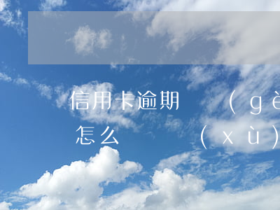 信用卡逾期兩個(gè)月報(bào)案怎么辦 連續(xù)兩個(gè)月信用卡逾期