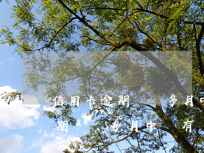 信用卡逾期兩個多月中間有還過-信用卡逾期兩個多月中間有還過利息嗎