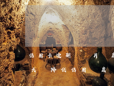 信用卡逾期兩個月額度十萬(信用卡逾期10天會降低信用額度嗎)