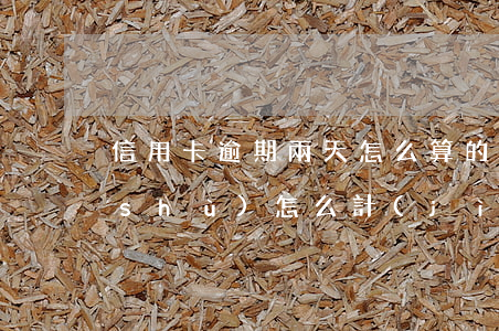 信用卡逾期兩天怎么算的(信用卡逾期天數(shù)怎么計(jì)算)
