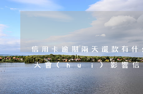 信用卡逾期兩天還款有什么影響(逾期還款2天會(huì)影響信用嗎)