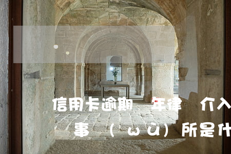 信用卡逾期兩年律師介入(信用卡逾期到了律師事務(wù)所是什么階段)