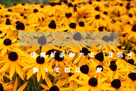 信用卡逾期六次幾年后才能貸款-信用卡逾期3次可以貸款嗎
