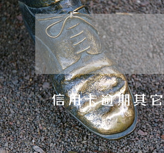 信用卡逾期其它銀行卡被止付
