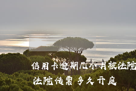 信用卡逾期几个月被法院传票 欠信用卡收到法院传票多久开庭