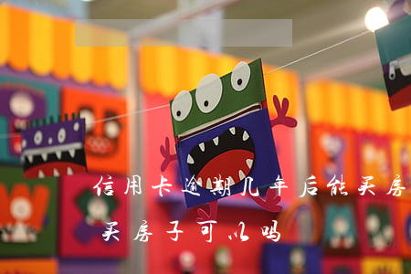 信用卡逾期几年后能买房子(以前有过逾期,想买房子可以吗)