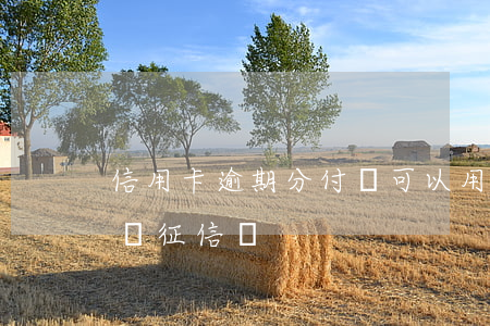 信用卡逾期分付還可以用嗎(欠信用卡分期影響征信嗎)